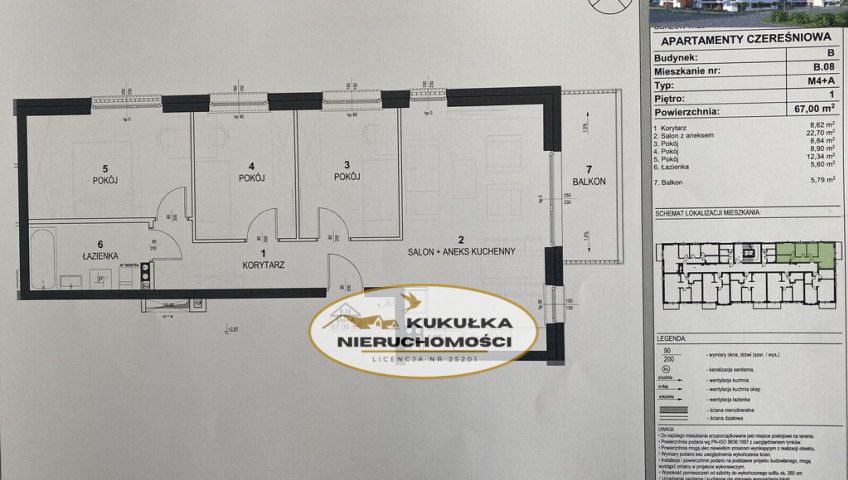 Mieszkanie Sprzedaż Gorzów Wielkopolski Górczyn Czereśniowa