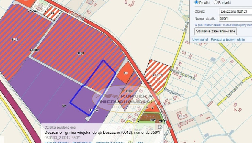 Działka Sprzedaż Deszczno
