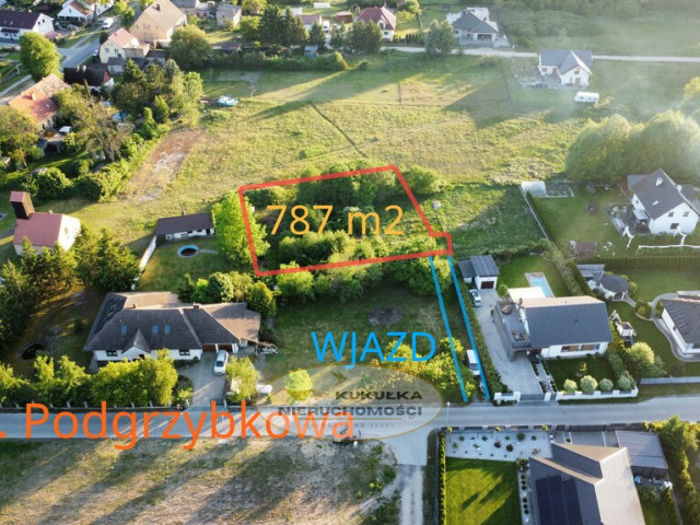 Działka 787m2 z warunkami zabudowy Glinik