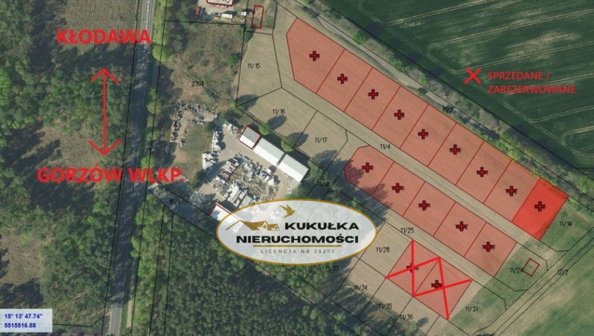 Działka Sprzedaż Gorzów Wielkopolski Górczyn